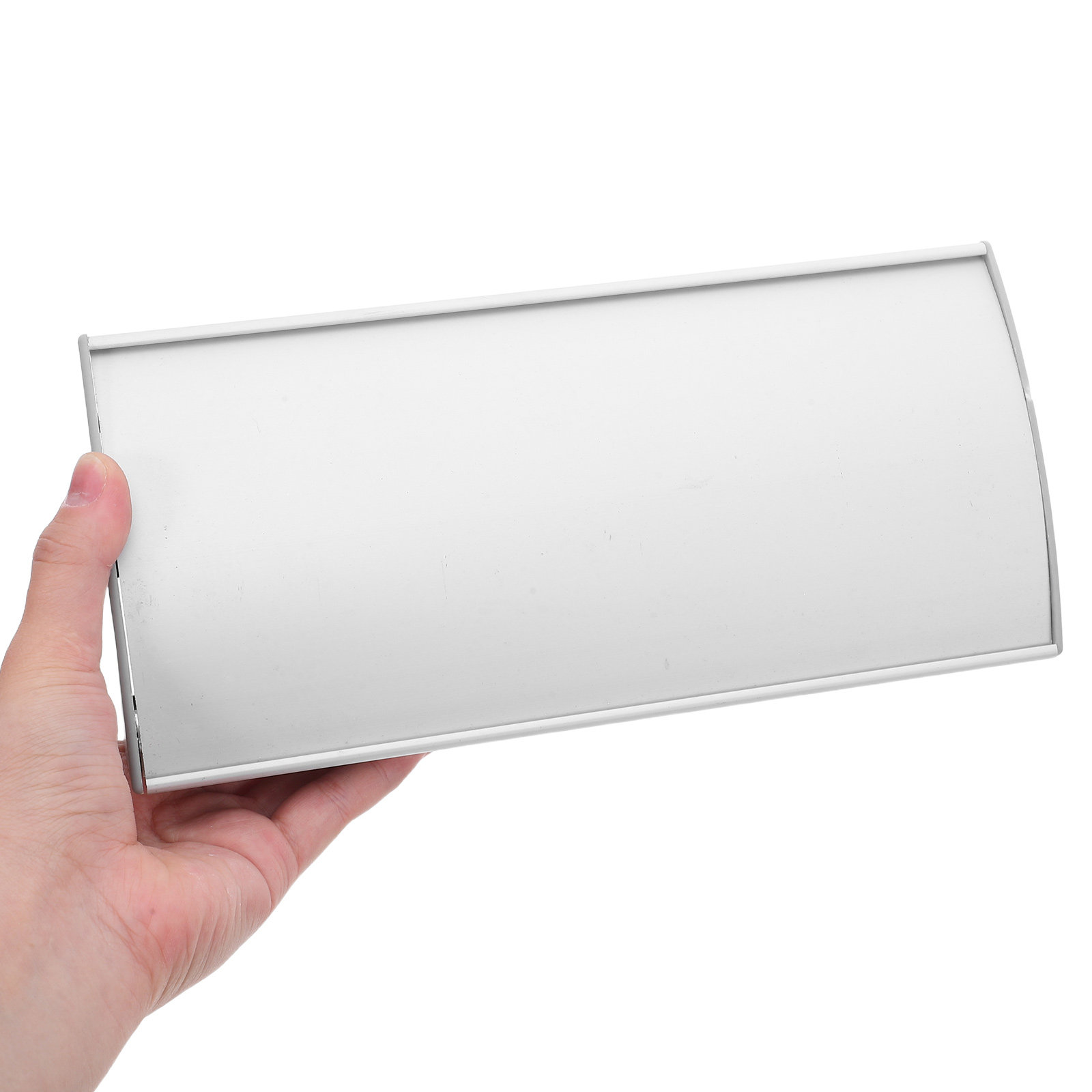 Desk Name Plate - Blank Arched Desk Name Plate Holder