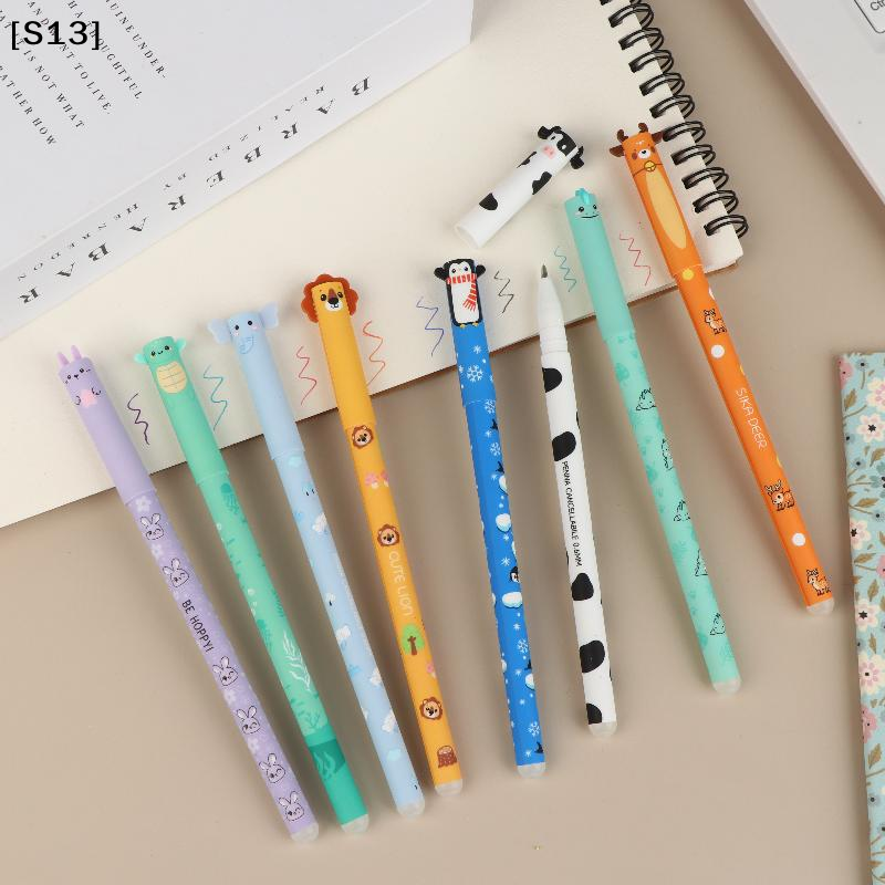 Fountain Pen Ink - 8Pcs Cartoon Animal Erasable Gel Pens