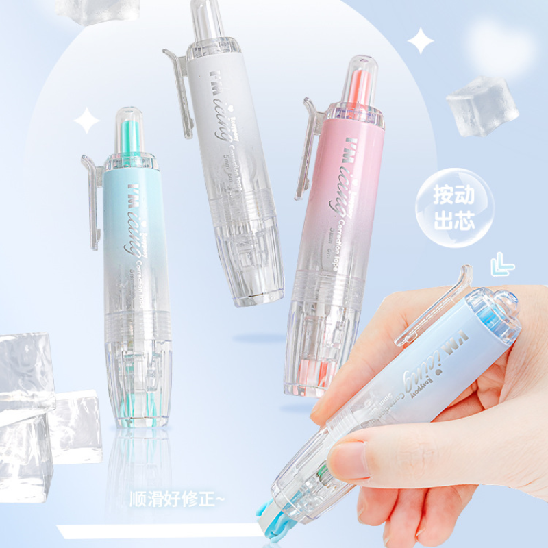 Correction Tape Roller - Kawaii Ice Cream Color Correction Tape