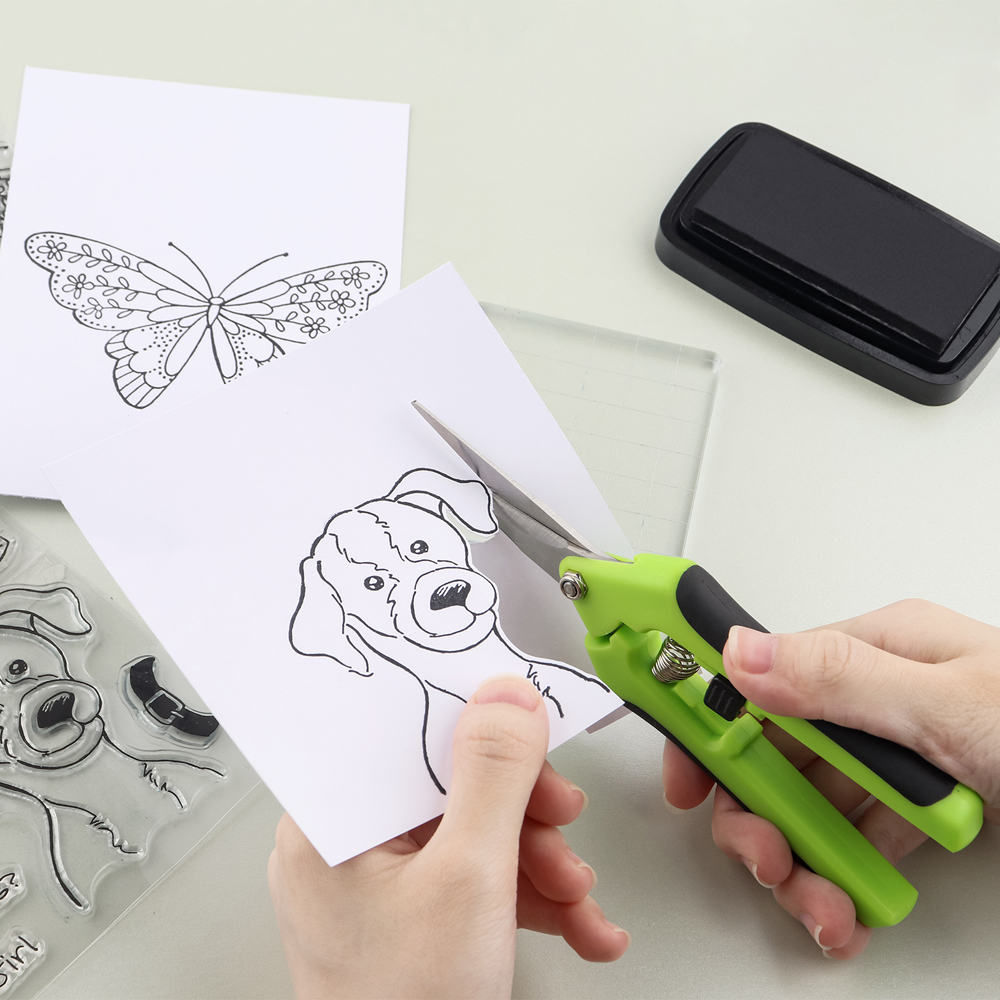 1Pcs Spring-Loaded Craft Shear - Scissors Stainless Craft reseña y precio