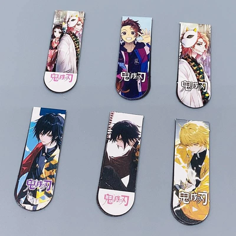 6 Pcs Anime Cute Metal Magneti - Bookmark Magnetic Clip reseña y precio
