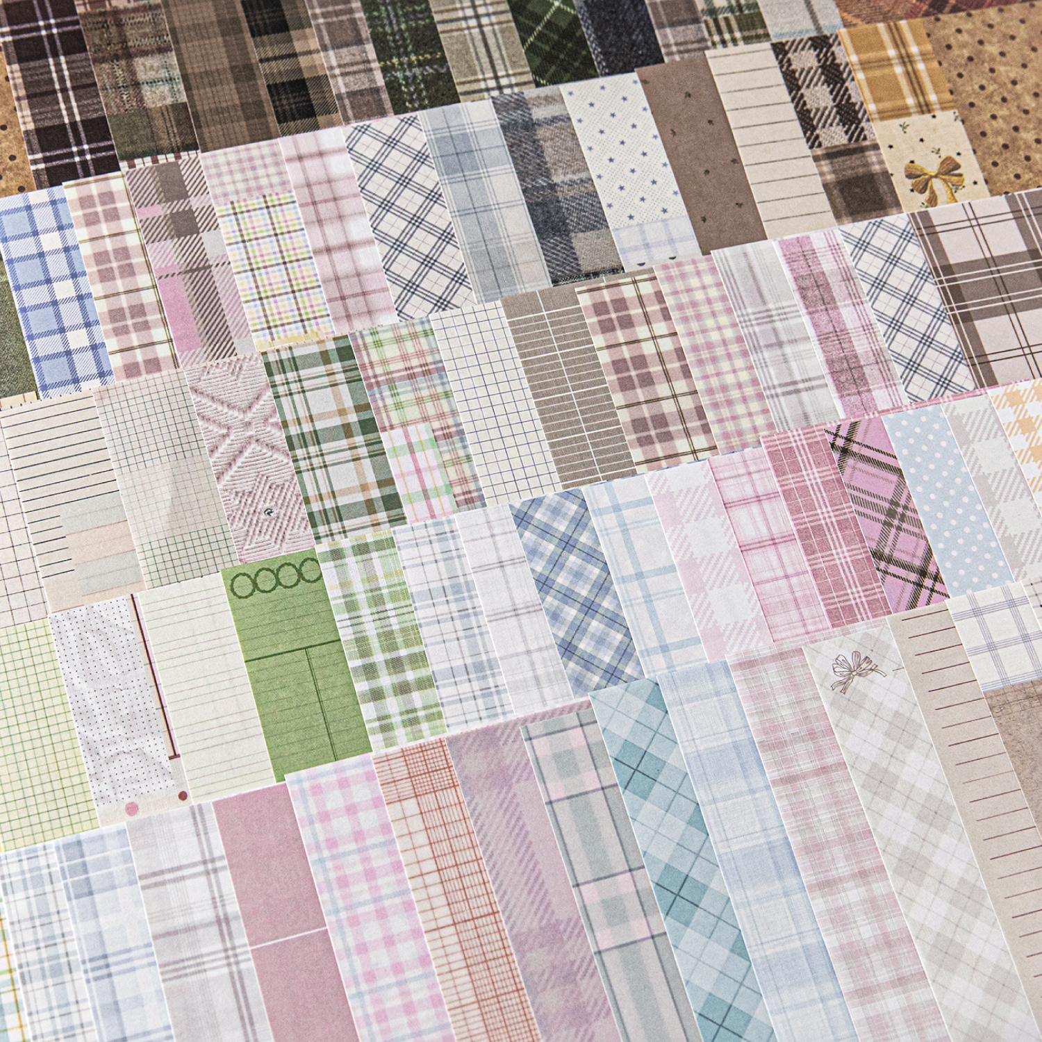 Journal GO 50pcs Kawaii Plaid  - Office Stationery Supply List reseña y precio