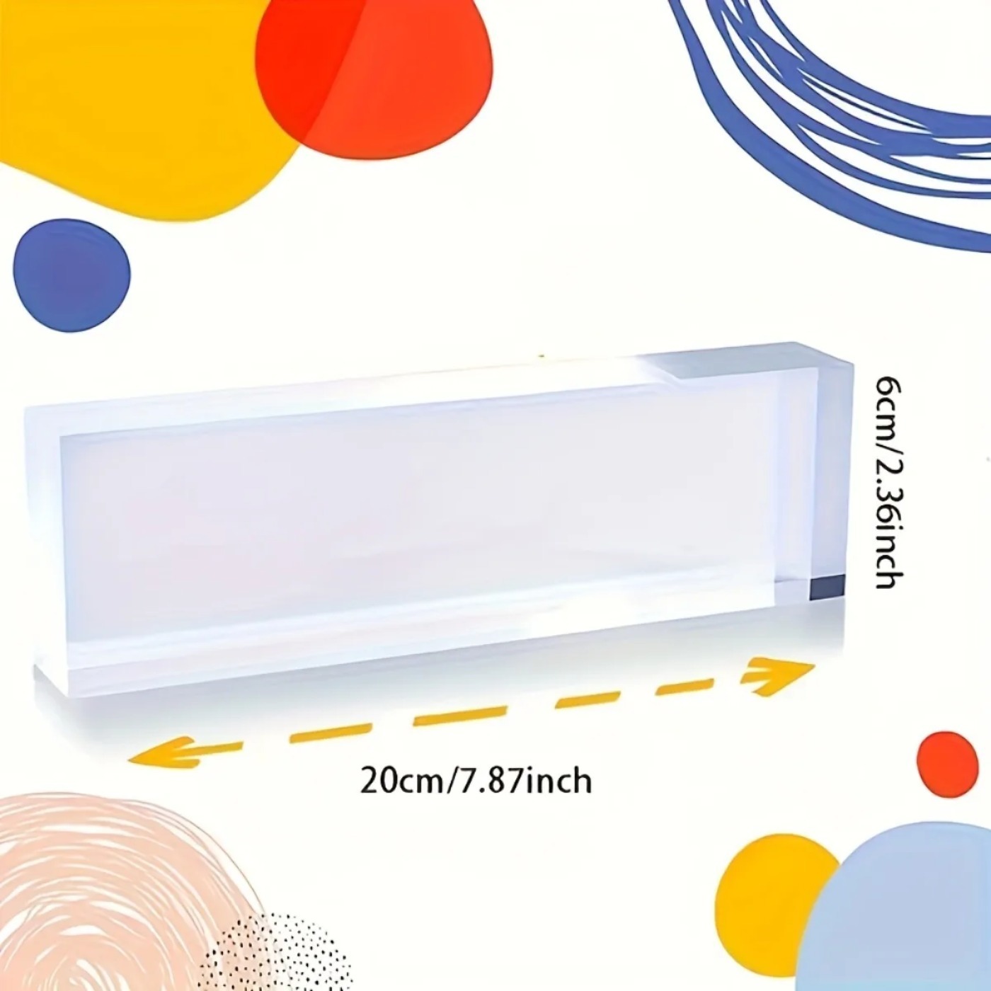 [2D Flat] Personalized Acrylic - Desk Name Plate reseña y precio