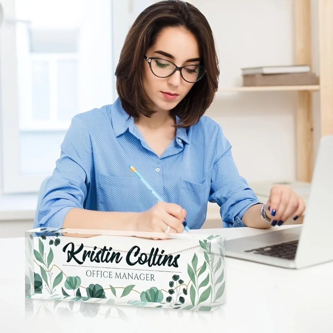 [2D Flat] Personalized Acrylic - Desk Name Plate reseña y precio