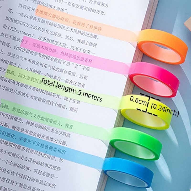 5 Rolls Multicolor Writable St - Correction Tape Roller reseña y precio