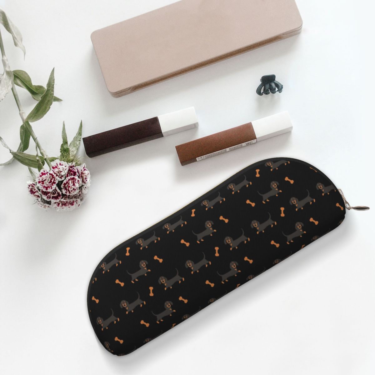 Black And Tan Dachshund Sausag - Tan Stationery & Office Supply reseña y precio