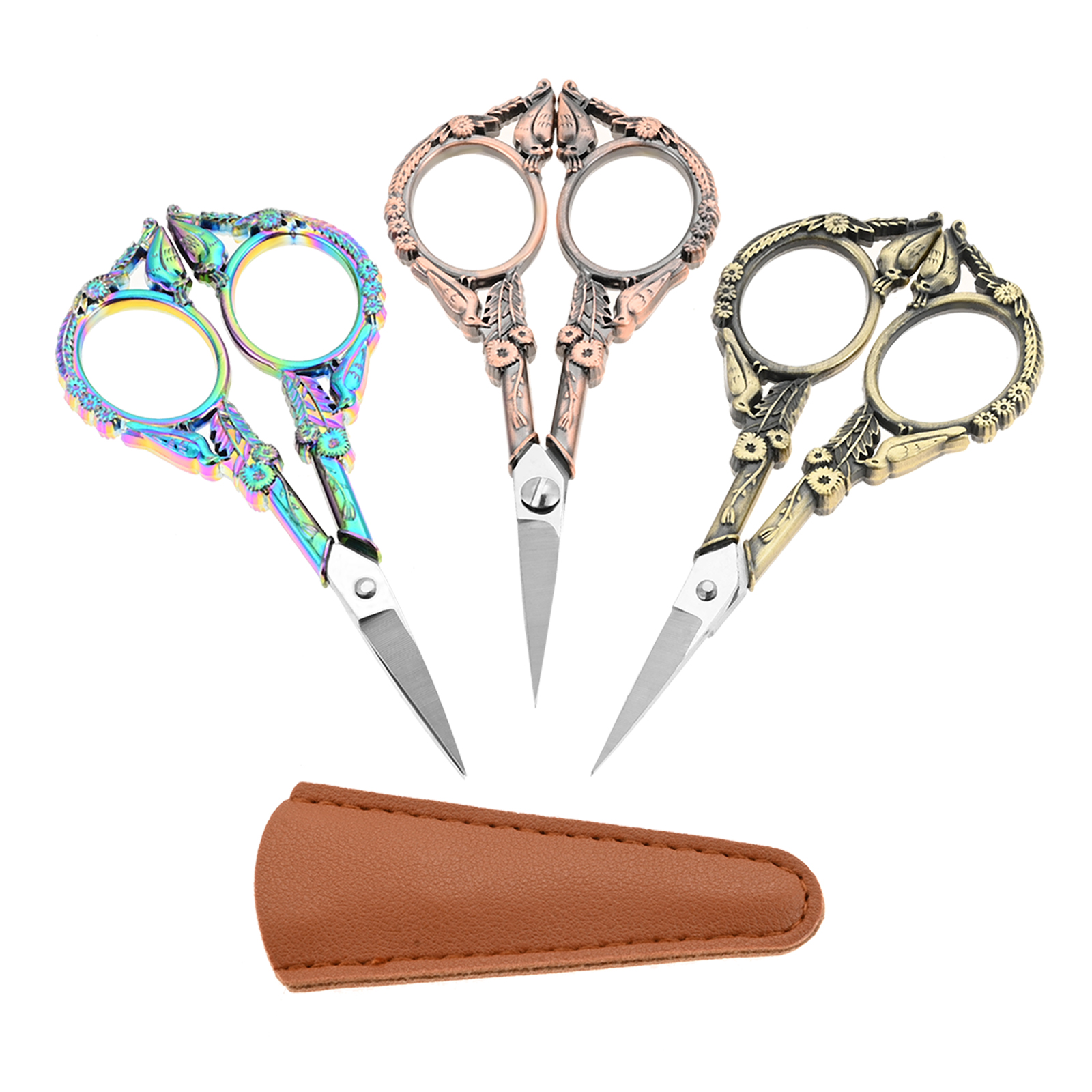 Retro Embroidery Scissors with - Scissors Stainless Craft reseña y precio