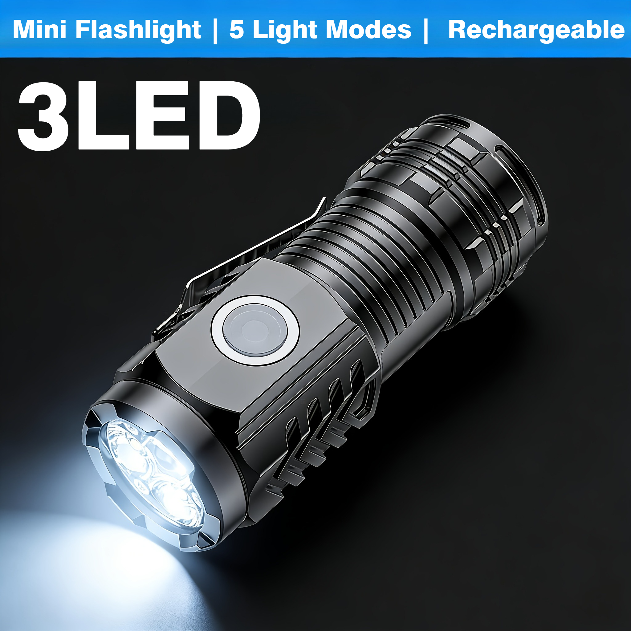 Portable Mini 3 LED Handheld F - Stationery Supply reseña y precio