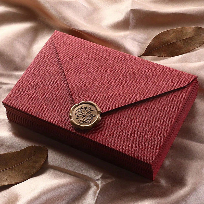 10 set 16x11cm Greeting Cards  - Wax Seal Stamp Kit reseña y precio