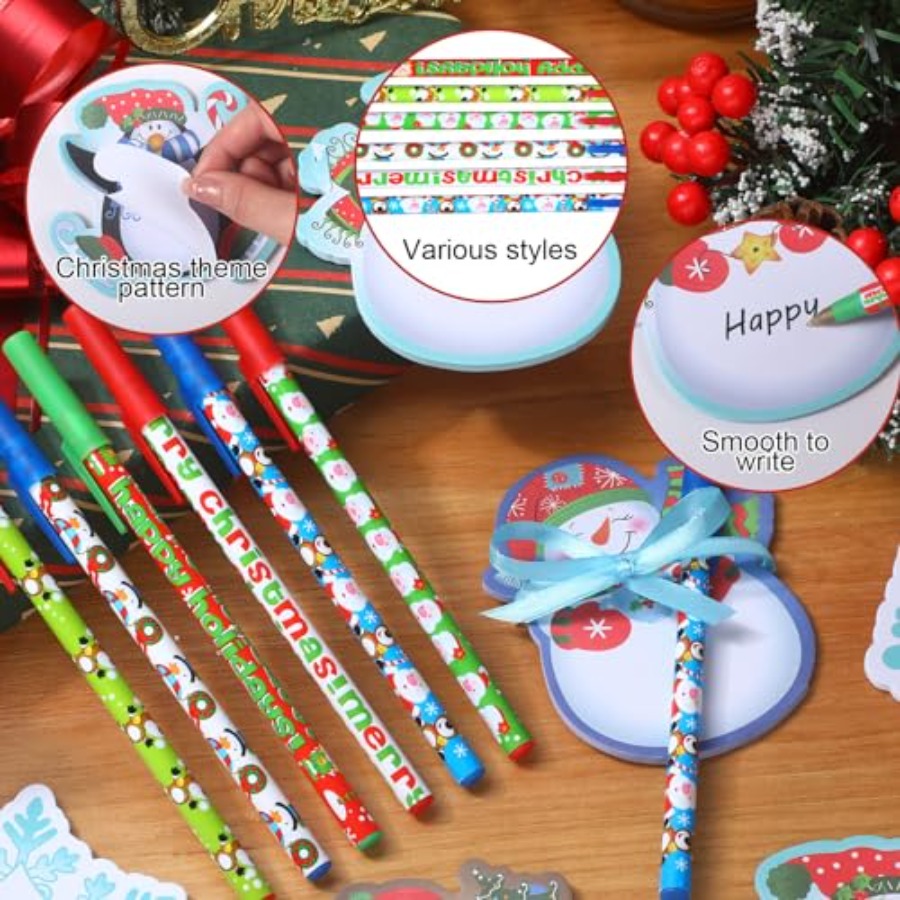 72 Pcs Christmas Notepads with - Memo Pad Sticky reseña y precio