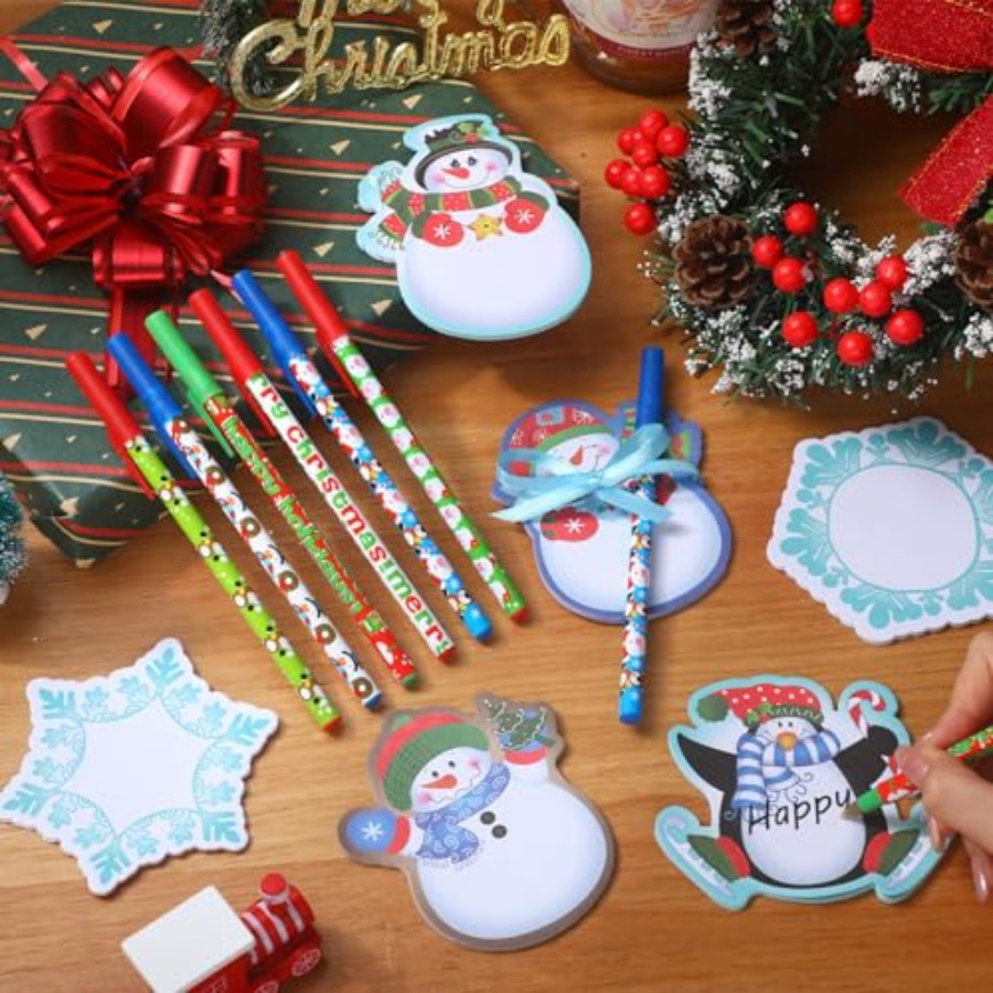 72 Pcs Christmas Notepads with - Memo Pad Sticky reseña y precio