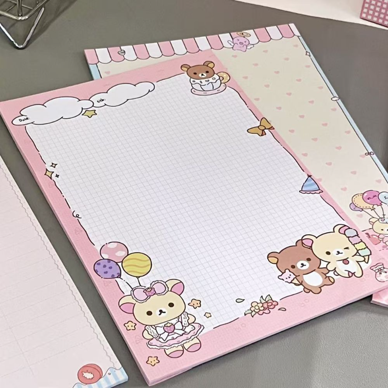 Cute Rilakkuma B5 Notebook Set - Stationery Office Items List reseña y precio