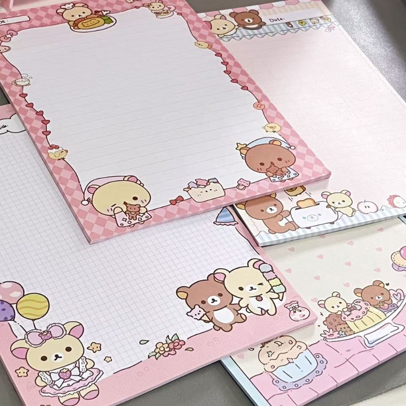 Cute Rilakkuma B5 Notebook Set - Stationery Office Items List reseña y precio