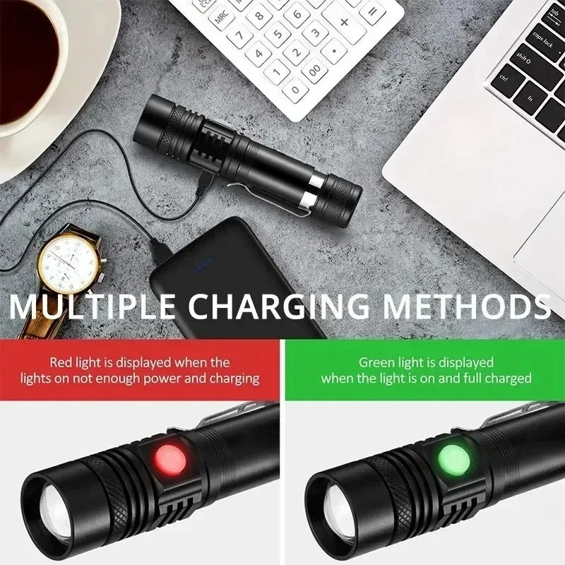 Rechargeable T6 Handheld Flash - Stationery Supply reseña y precio