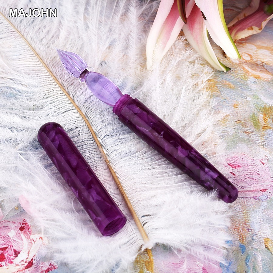 MAJOHN N10 Resin Handmade Glas - Fountain Pen Ink reseña y precio