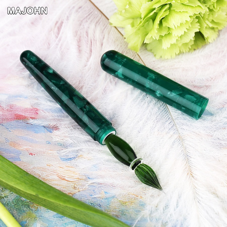 MAJOHN N10 Resin Handmade Glas - Fountain Pen Ink reseña y precio