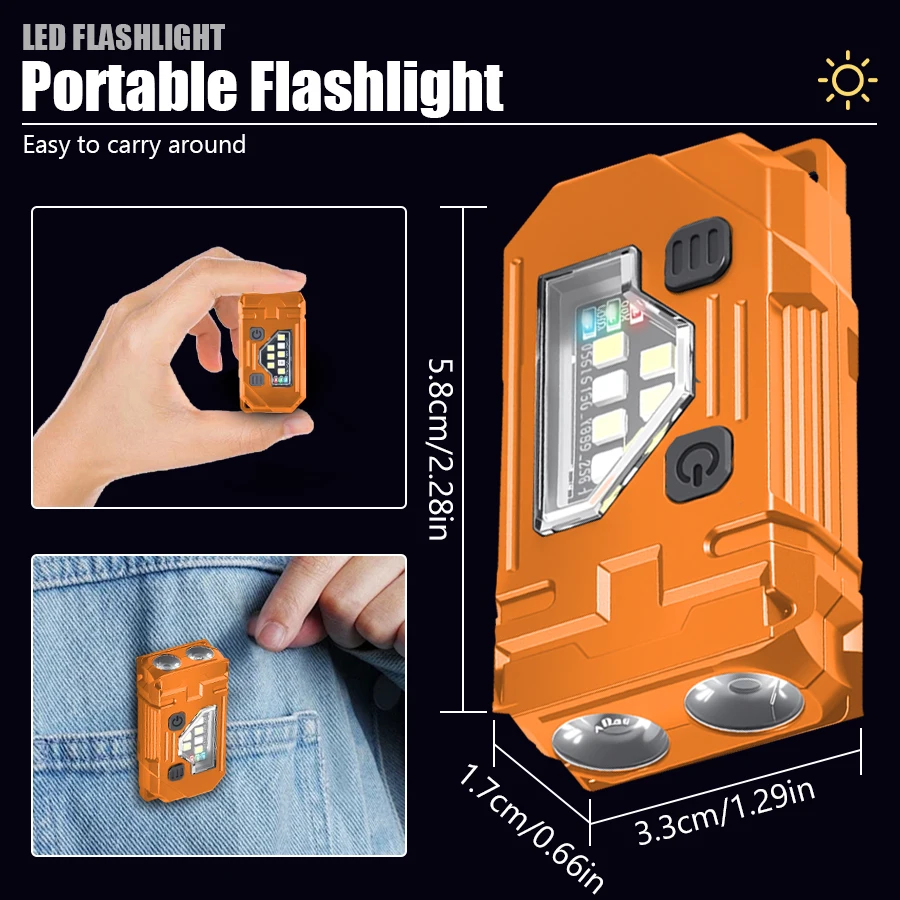 Mini Keychain EDC Flashlight R - Stationery Supply reseña y precio