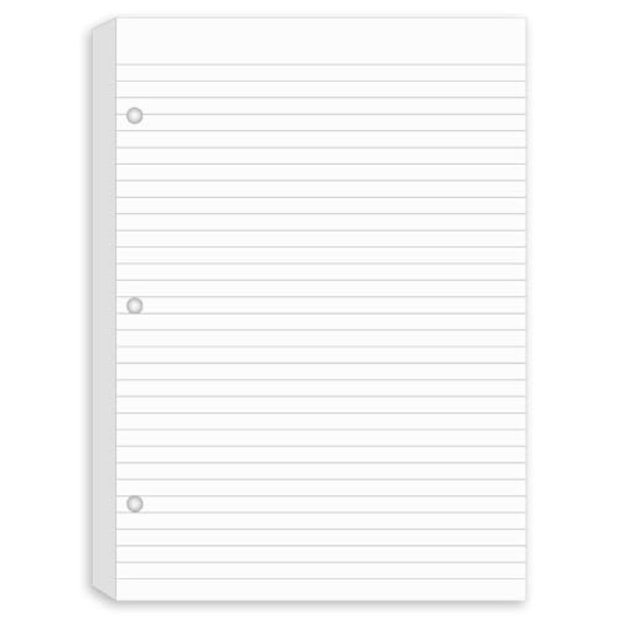 3 Pack Half Letter Lined Paper - Paper Punch 3 Hole reseña y precio