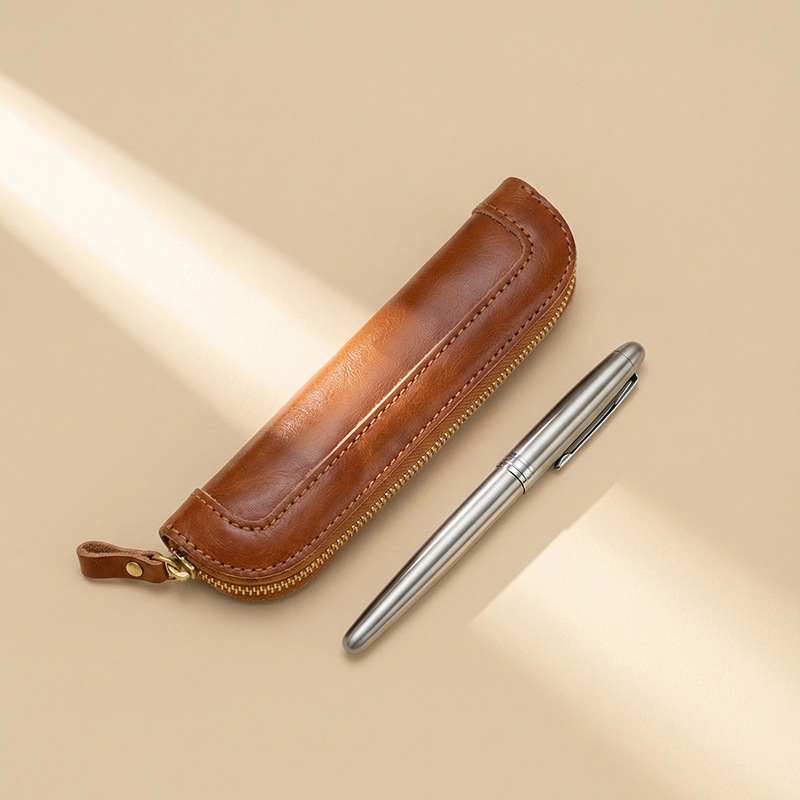 Vintage vegetable-tanned Leath - Tan Stationery & Office Supply reseña y precio