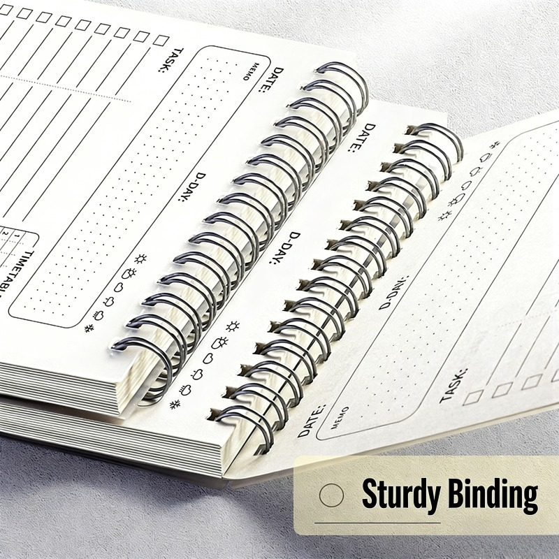 2PCS Planner Agenda Spiral A5  - Office Stationery Supply List reseña y precio
