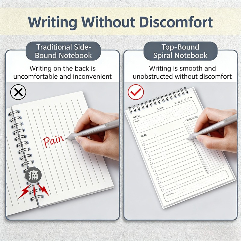 2PCS Planner Agenda Spiral A5  - Office Stationery Supply List reseña y precio