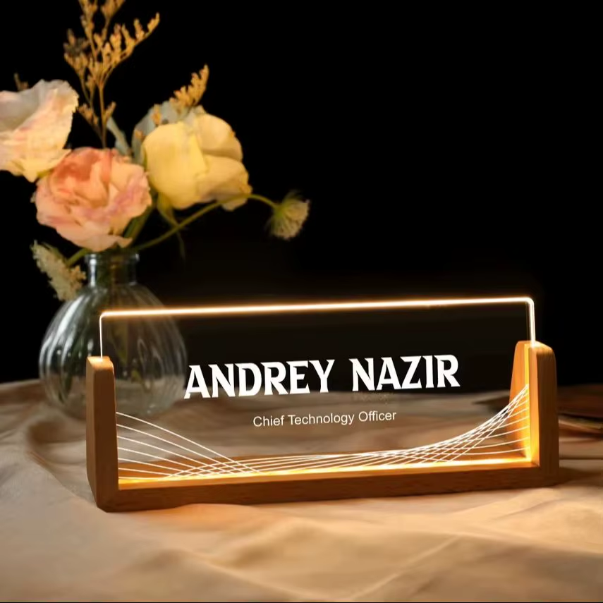 Customized Office Desk Name Pl - Desk Name Plate reseña y precio