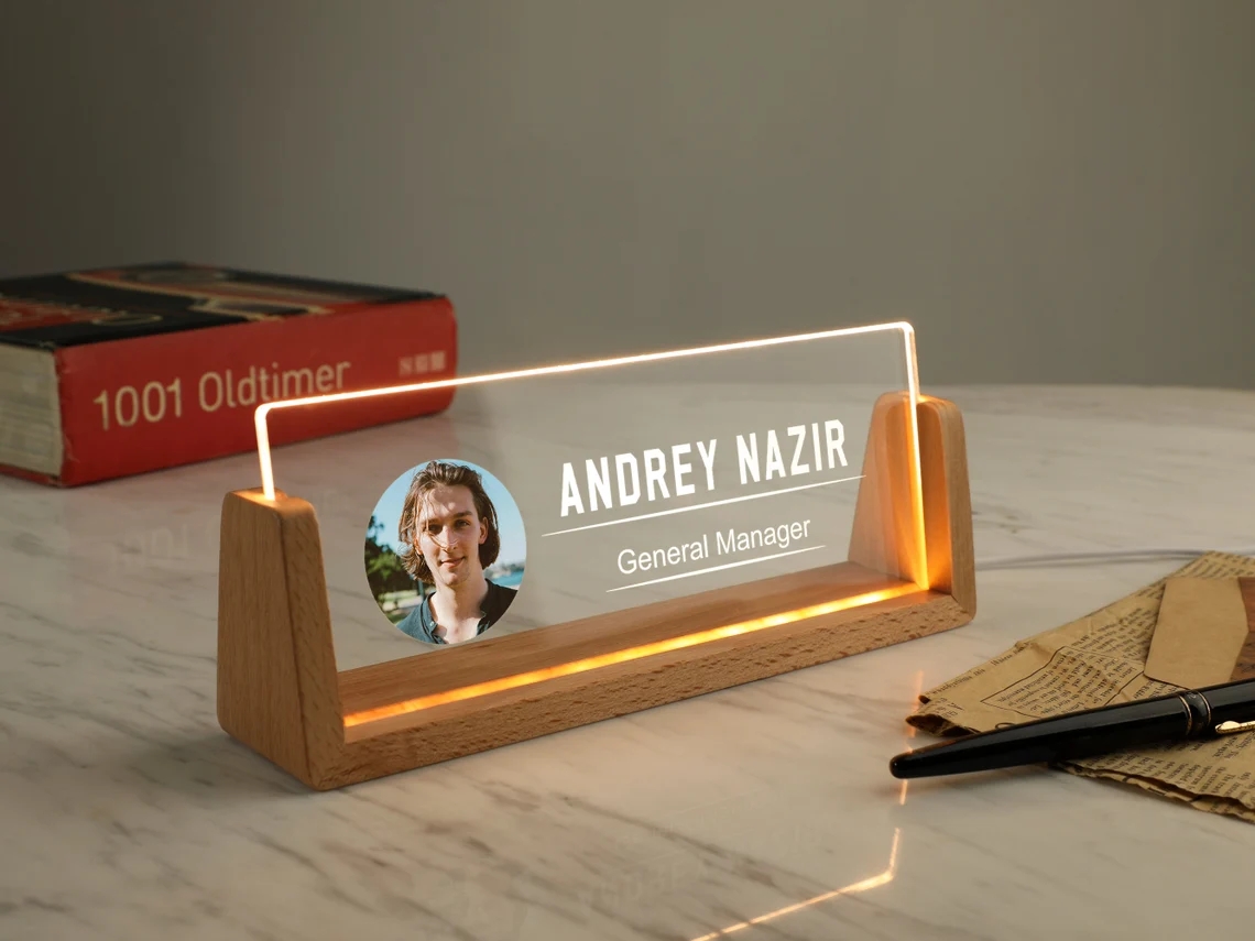 Customized Office Desk Name Pl - Desk Name Plate reseña y precio