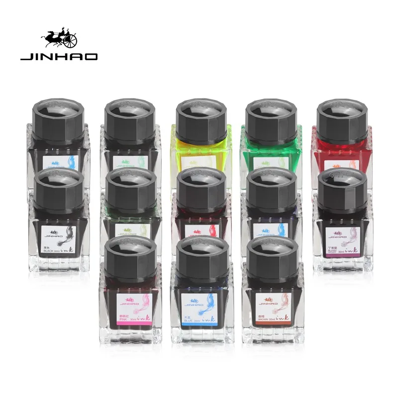JINHAO 50/30ml Muilt Color Sig - Calligraphy Ink Bottle reseña y precio