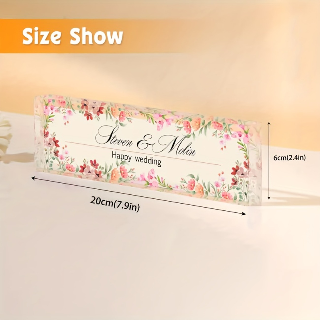 Personalized Acrylic Desk Name - Desk Name Plate reseña y precio