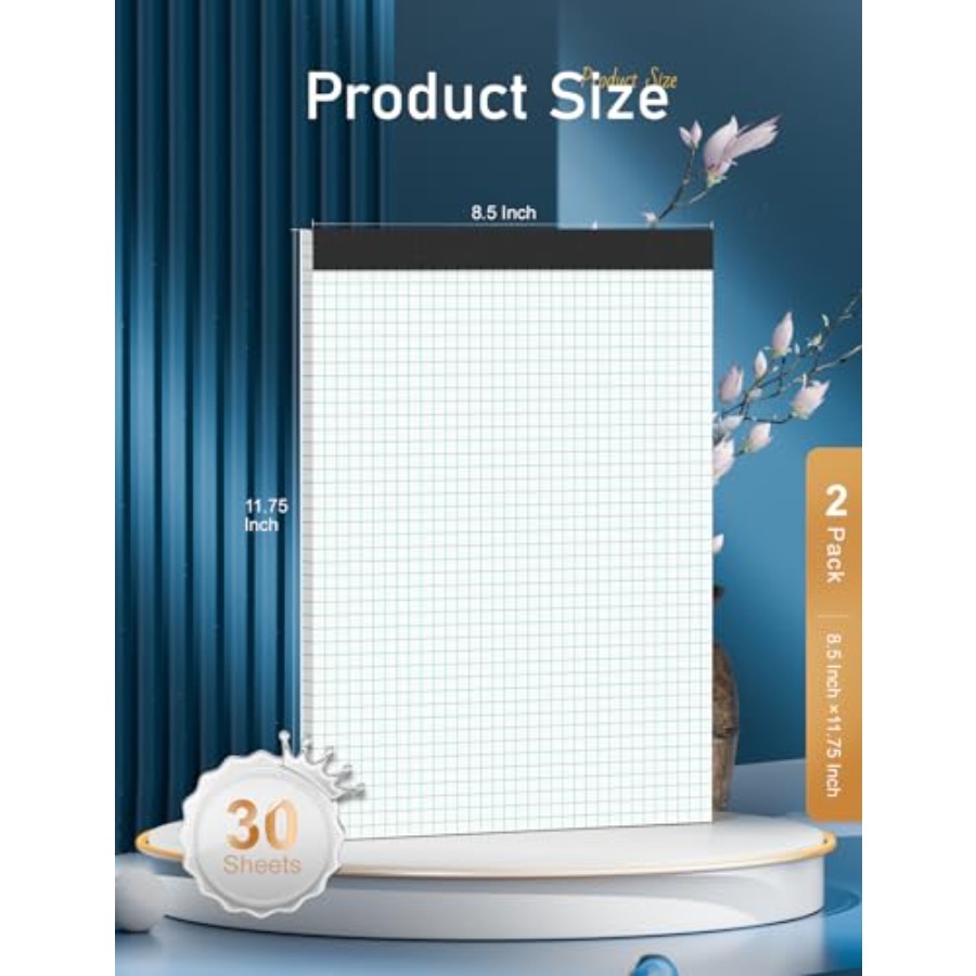 Graph Paper Pad 11, 2 Pack, 44 - Graph Paper Pad reseña y precio