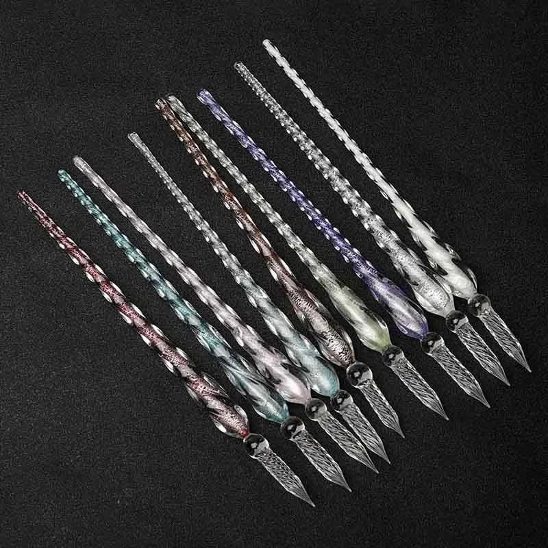 Colored Crystal Glass Dip Pen  - Fountain Pen Ink reseña y precio
