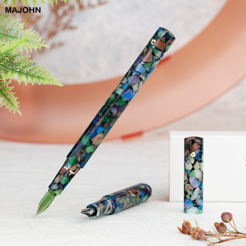 MAJOHN N8 Resin Glass Dip Pen  - Fountain Pen Ink reseña y precio