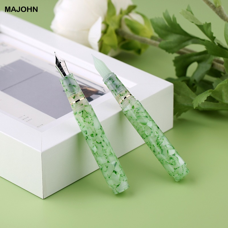 MAJOHN N8 Resin Glass Dip Pen  - Fountain Pen Ink reseña y precio