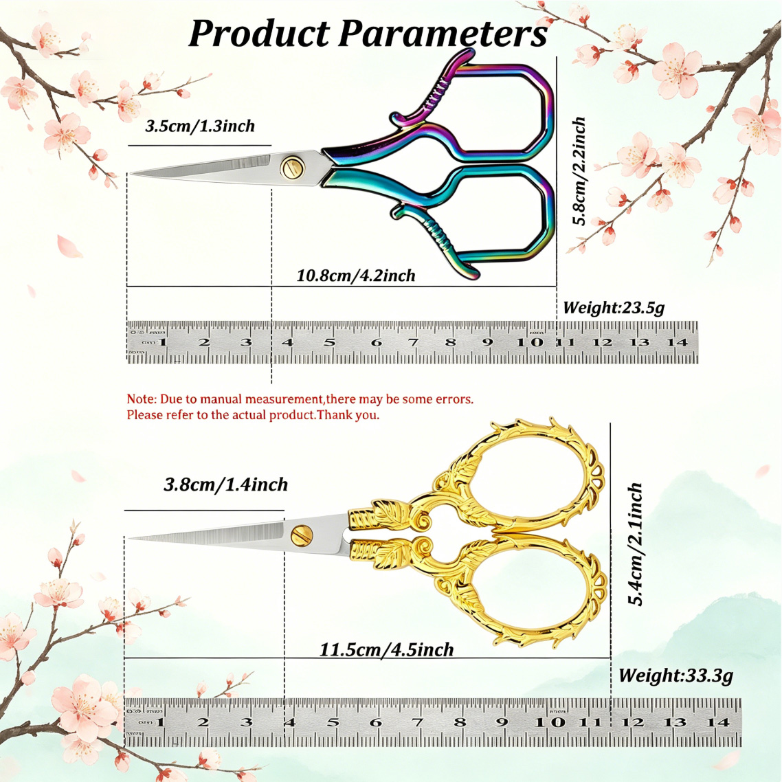 1/2PCS,Vintage Tailor Scissors - Scissors Stainless Craft reseña y precio
