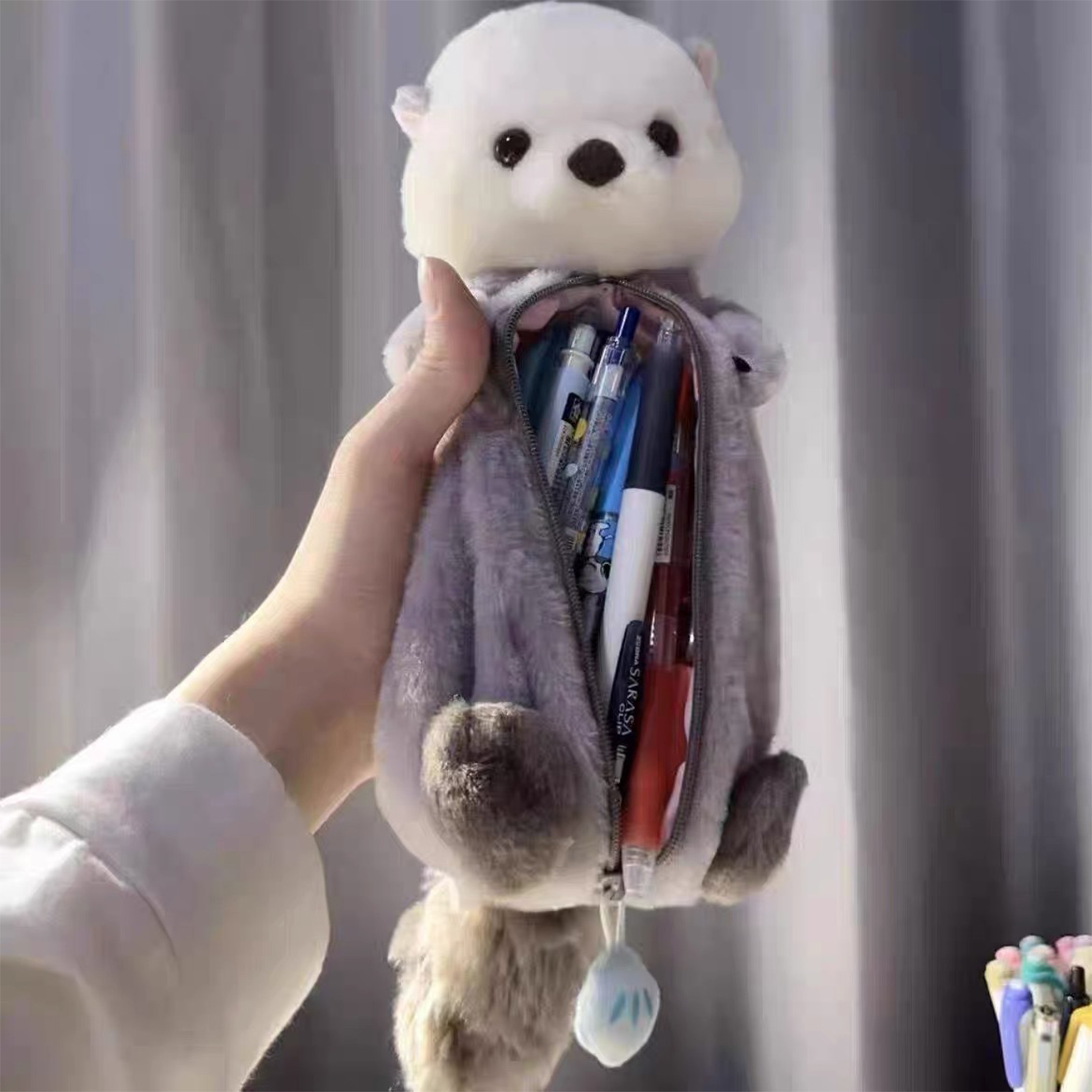 Creative Plush Toy Pencil Case - Stationery Supply reseña y precio