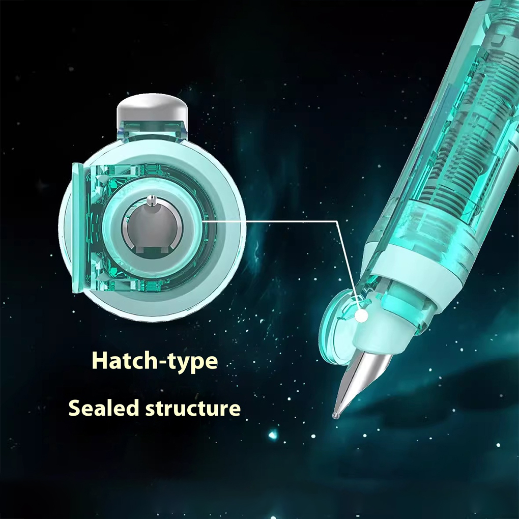 Retractable Fountain Pen Blue  - Fountain Pen Ink reseña y precio
