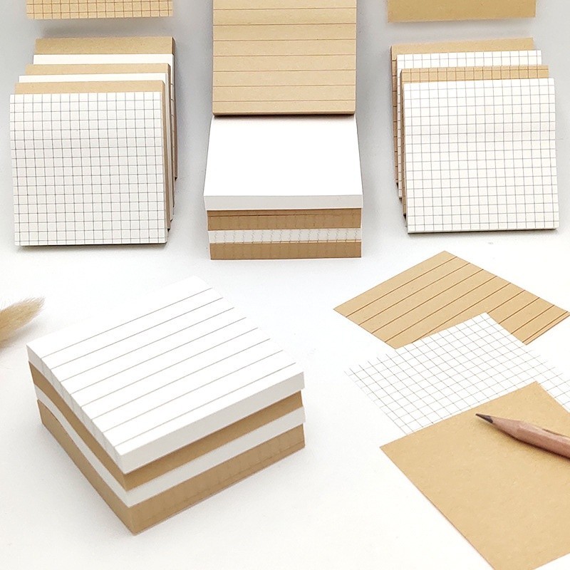 80 Sheets Memo Pad Sticky Note - Office Stationery Supply List reseña y precio