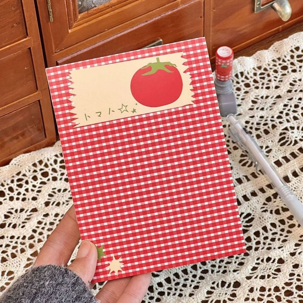 A6 Cute Tomato Notebook Pocket - Graph Paper Pad reseña y precio