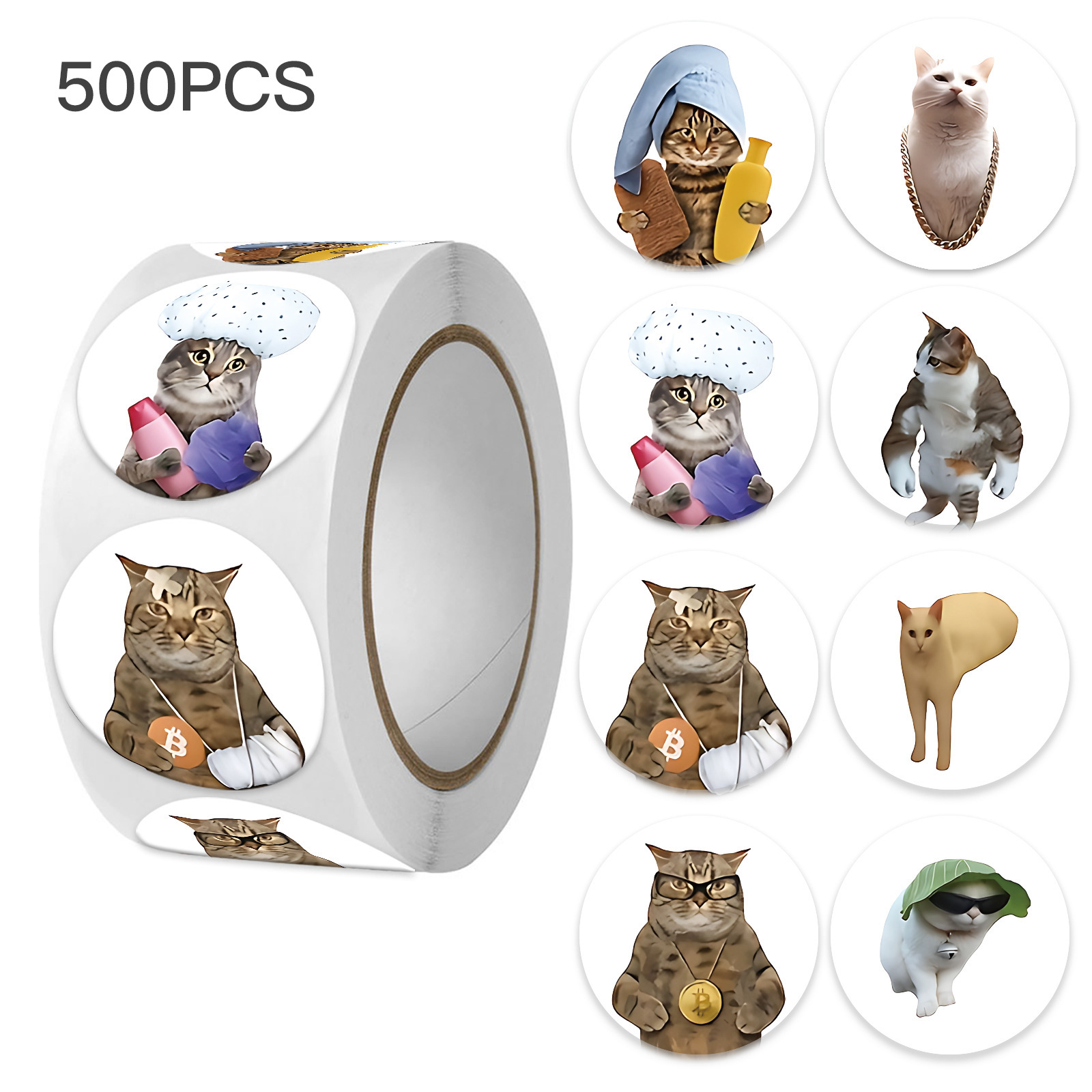 100-500pcs Funny Cat Graffiti  - Memo Pad Sticky reseña y precio