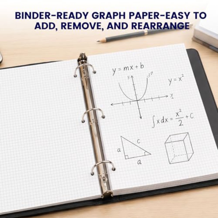 Graph Paper Filler Paper, 100  - Paper Punch 3 Hole reseña y precio