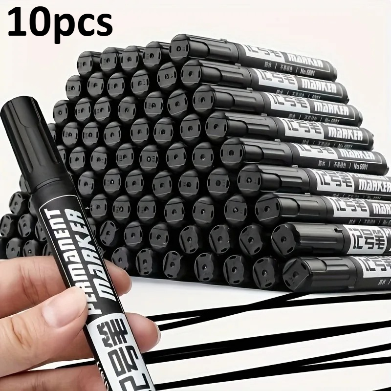 10pcs Permanent Marker Set, Bl - Fountain Pen Ink reseña y precio
