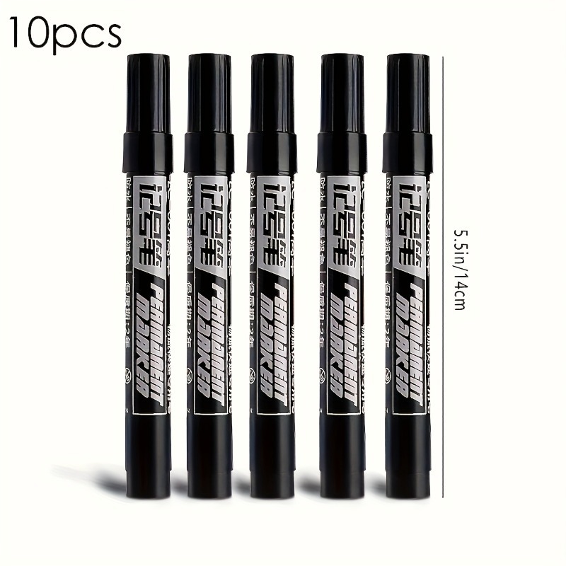10pcs Permanent Marker Set, Bl - Fountain Pen Ink reseña y precio