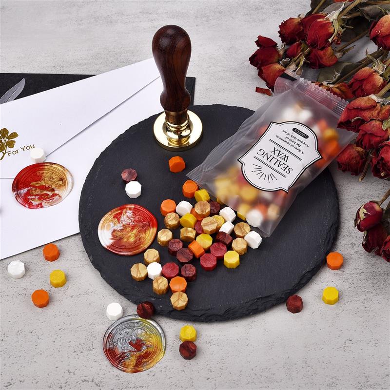 100Pcs Retro Sealing Wax Color - Wax Seal Stamp Kit reseña y precio