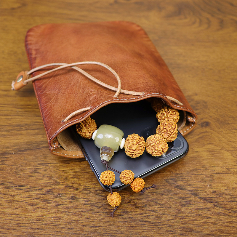Handmade Retro Style Cowhide M - Tan Stationery & Office Supply reseña y precio