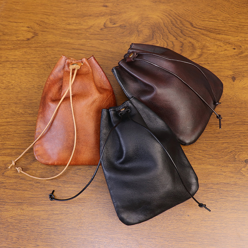Handmade Retro Style Cowhide M - Tan Stationery & Office Supply reseña y precio