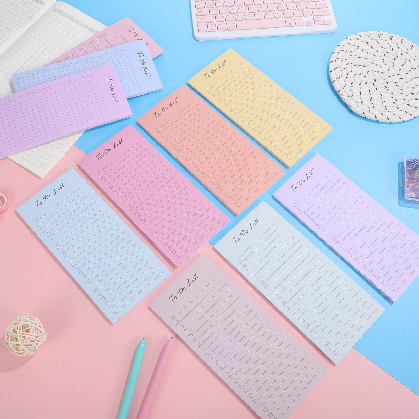 10 Pads Sticky to Do List Note - Office Stationery Supply List reseña y precio