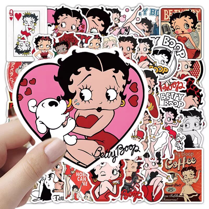 New 50PCS Betty Boop Sticker A - Memo Pad Sticky reseña y precio