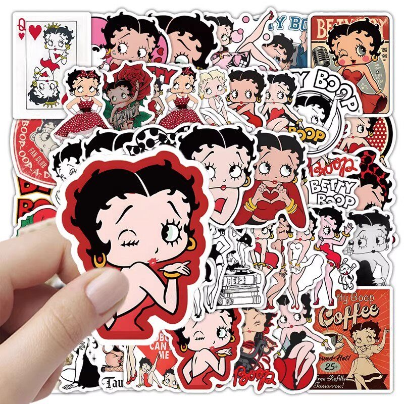 New 50PCS Betty Boop Sticker A - Memo Pad Sticky reseña y precio