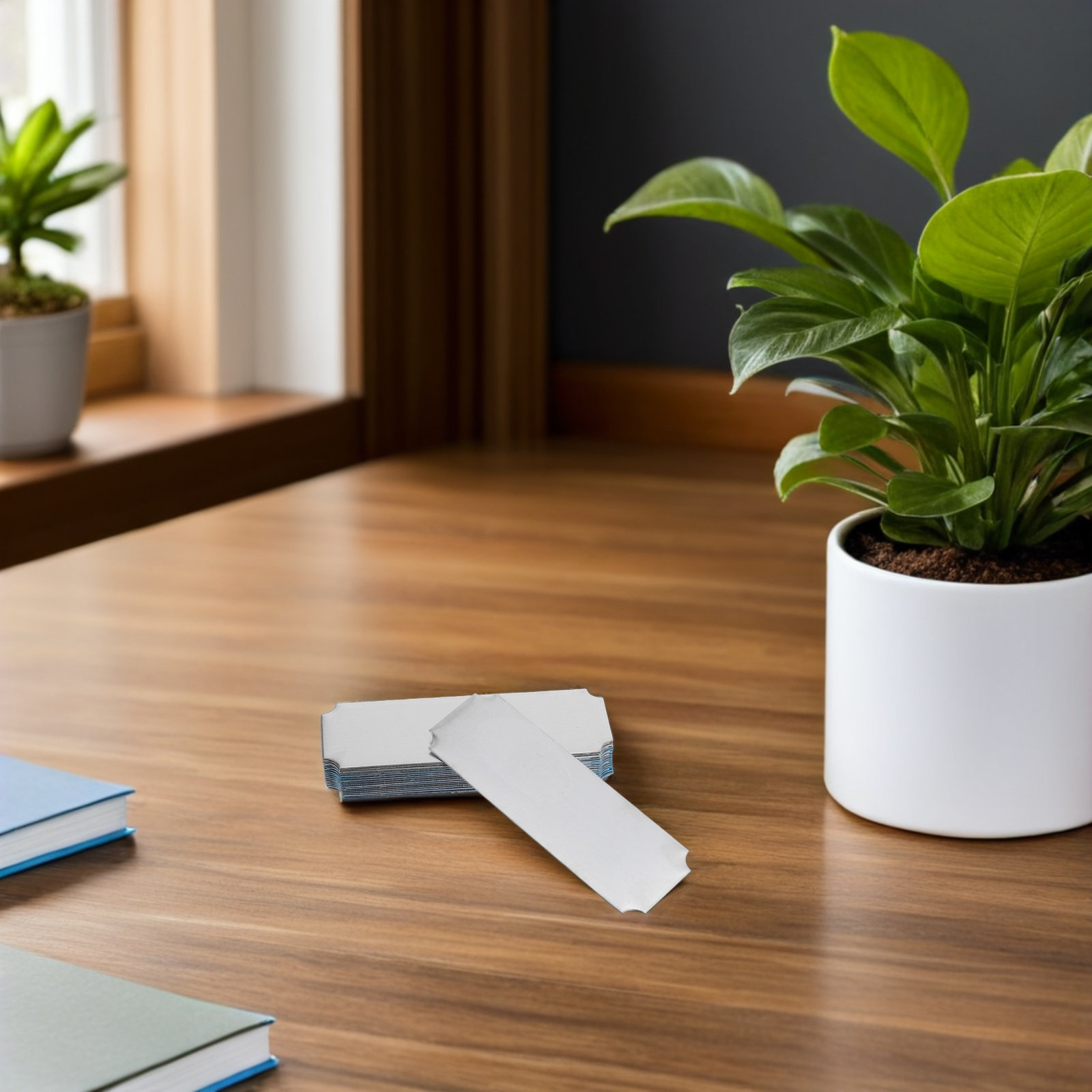 20Pcs Rectangle Stainless Stee - Desk Name Plate reseña y precio