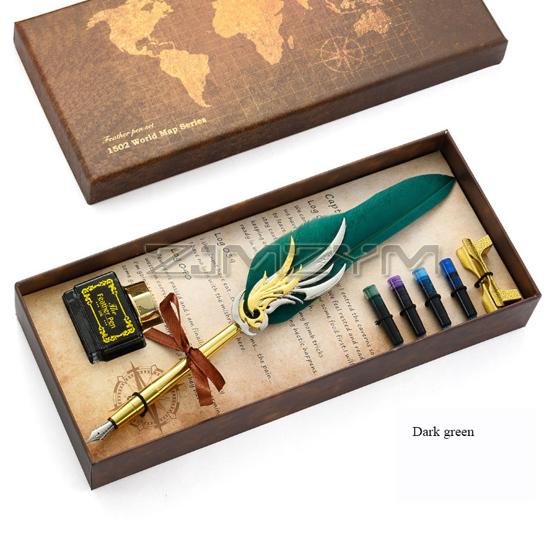 New Feather Pen Luxury Fountai - Fountain Pen Ink reseña y precio